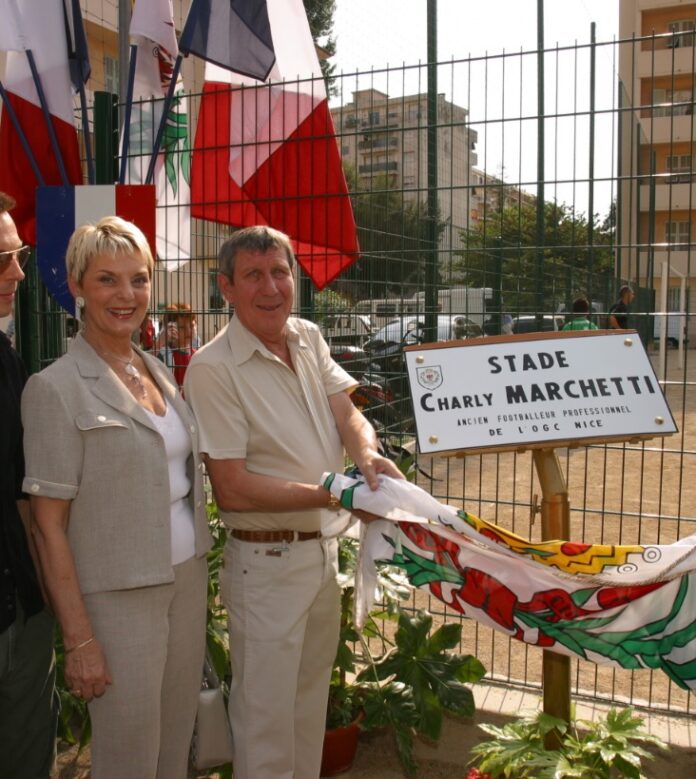 Charles Marchetti accompagné de son épouse, Annie.
